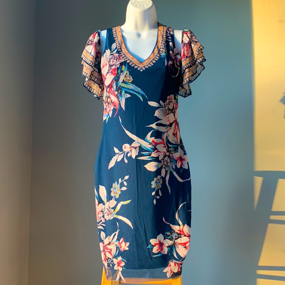 THREADsence cold shoulder dress